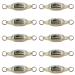 Exogio 10 pieces led fishing bait fishing underwater bass bass halibut flasher towing fishing deep drops light flashing light bait curls