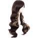 MapofBeauty 28 Inch Charming Women Side Bangs Long Curly Synthetic Wig (Brown Mixed Blonde) - Buy Online on SooperMarket.com