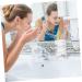 PRETYZOOM 1pc Simple Storage Decorative Bath Lovely Press-Type Liquids Shower Resin Supply Replacement Use White 19.00X7.00X7.00CM - Buy Online on SooperMarket.com