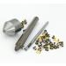 100PCS Color Mix Tiny 1.5/2/2.5mm Grommets Eyelets for Shoes, Clothes, Leather, Canvas bjd Eyelets with Fixing Tools (1.5mm)
