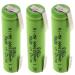 (3-PACK) Exell 1.2-Volt Nickel-Metal Hydride Rechargeable Battery with Tabs AAA 1000 mAh Battery Replacement for two radios radio controlled devices