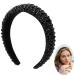 Ondder Rhinestone Headbands for Women Padded Headband Crystal Beaded Glitter Head Band Hairband Headband for Women Girls Bejewelled Baroque Rhinestone Elegant Embellished Womens Girls Headband Head Band Diademas Hair Acc...
