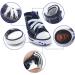 abcGoodefg Pet Dog Shoes | Puppy Canvas Sport Sneaker Boots | Outdoor Nonslip Causal Rubber Sole Shoes for Small Dog - Dark Blue - Buy Online on SooperMarket.com