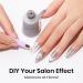 MIZHSE Cat Eye Gel Nail Polish 12mL - Silver Moonlight Glitter UV LED Soak Off for Nail Art & DIY Manicure - Buy Online on SooperMarket.com