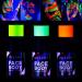 Buy Neon Face Body Paint Sticks Kits - Glow in the Dark DE LANCI Blacklight Reactive Makeup for Adults & Kids - Perfect Blendable Neon Party Supplies in Yellow Red & Green - International Shipping Available - Buy Online on SooperMarket.com