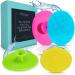 4 Pack Silicone Face Scrubbers Face Brush Face Cleansing Brush Face Scrub Brush Face Cleanser Facial Scrubber Exfoliating Face Scrubber for Women Face Wash Brush Face Exfoliator Tool Facial Brush