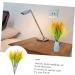 Zerodeko 4pcs Simulated Ears of Wheat Dried Wheat Stems Wheat Floral Arrangement Wheat Bouquets Fall Decorations Dry Flowers for Decoration Dried Wheat Sheaves Home Artificial Plastic Plant - Buy Online on SooperMarket.com