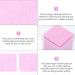Beaupretty 600pcs Glue Cleaning Pads - Cotton Fabric Wipes for Eyelash Extensions Makeup Removal & Manicure - Pink | International Shipping Available - Buy Online on SooperMarket.com