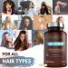Women's Hair Growth Supplement with Collagen, Keratin & Biotin - 60 Capsules for Thicker, Fuller Hair & Faster Regrowth - Vegan & Non-GMO - 1 Month Supply - Buy Online on SooperMarket.com