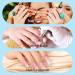 Buy Size 10 Acrylic Nail Brush - 100% Pure Kolinsky 3D Art Nail Brush with Gradient Blue Handle for Nail Extension & Carving - Buy Online on SooperMarket.com
