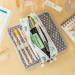 ANGOOBABY Large Pencil Case Big Capacity 3 Compartments Canvas Pencil Pouch for Teen Boys Girls School Students (Green Cactus) - Buy Online on SooperMarket.com