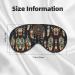 SSIMOO Adjustable Feather Sleep Mask - Breathable & Fashionable Eye Mask for Comfortable Sleep - International Shipping Available - Buy Online on SooperMarket.com