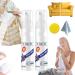 Multi-Functional Fabric Dry Cleaning Foam Sprayer Dry Foam Cleaner for Fabric Fabric Dry Cleaning Foam Sofa Cleaner and Stain Remover Fabric Dry Foam Cleaner for Clothes Furniture Car (2pcs)