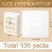 100 Pack Wedding Tissues for Guests - Pocket Size 3 Ply Travel Tissues - Graduation & Party Ceremony Favors - Buy Online on SooperMarket.com