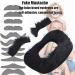Fake Mustache and Fake Eyebrows Kit Self Adhesive Beard Eyebrow Stickers Fancy Costume Fake Beard for Masquerad Costume Party - Buy Online on SooperMarket.com