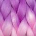 Tess Braids Blue 60 cm Extensions - 5 Pack Jumbo Kanekalon Ombre Hair Braids (Blue/Purple/Pink) for Box Braids - 100g per Bundle - Buy Online on SooperMarket.com