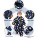 Lobmouse Baby Winter Snowsuit Jumpsuit | Hooded Romper for Boys & Girls | Thick & Warm Infant Coat Outfit | Dark Blue Animals | 18-24 Months - Buy Online on SooperMarket.com