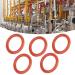 Rubber O Rings Rubber Washers Flexible Heat Safe Good Tightness High Temperature Resistance for Accessories(550W) - Buy Online on SooperMarket.com