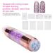 Premium Nail Stamping Plates Set - 4 Double Silicone Stamper Heads & Nail Art Tools for DIY Home Salon - Buy Online on SooperMarket.com