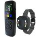 Dog Training Collar with Double Vibration Training Collar with Remote 8200ft Sound Vibration and Strong Vibration 3 Training Modes Security Lock and LED Dog Finder Suitable for Large/Medium/Small Dogs Black