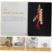 ABOOFAN 6 Pcs Simulation Vegetable Pendant Houseplant House Plants Artificial Fake Vegetable Skewer Chili - Buy Online on SooperMarket.com