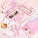 175 Piece Lash Packaging Wholesale Kit with Empty Boxes, Trays, Tweezers, and Brushes - Pink - Buy Online on SooperMarket.com