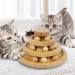 Cat Ball Track,Cat Ball Toy,Kitty Toys Roller,Cat Ball Tower with Removable Balls,Interactive Cat Toy,Circle Track DIY Fun Toy for Kitten Mental Physical Exercise 3-Layer