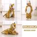 Doladola Unisex Baby Toddler Romper Jumpsuit Hooded Cartoon Sleepsuit | Infant Outfit 6-12 Months (Tiger) - Buy Online on SooperMarket.com