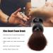 Soft Nylon Hair Shaving Brush for Men - Black Handle Beard Cleaning Brush - Buy Online on SooperMarket.com