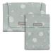 Mimuselina 2 Pack: Baby changing pad on the way + diaper bag for on the go - foldable diaper pad and water -repellent with diaper pocket - portable diaper pad dirt -repellent pack mint