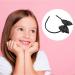 VOCOSTE Bow Headband Fashion Cute Polyester Hairband for Teenager Black 5.9x4.4 Inch - Buy Online on SooperMarket.com