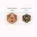 Bronze Copper Extra Large D20 Spindown Dice for MTG Commander EDH - Heavy Metal Life Counter - Buy Online on SooperMarket.com