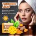 TBeautfave Turmeric Soap Natural Soap for Face & Body Organic Soap Turmeric Brightening Soap Handmade Soap Bar for for Acne & Dark Spots Moisturizing Deep Cleansing Erase Fine Lines - Buy Online on SooperMarket.com