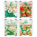 4 Bottles Special Shaped Nail Decorations 3D Nail Unique Accessories For Creative Nail Enthusiasts Nail Decorations For Festivals spring orange light