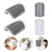 Cat Self Groomer Brushes with Catnip Wall Corner Groomers Soft Grooming Brush Scratcher and Brush for Short Long Fur Cats Softer Massage Toy for Kitten Puppy (2 Pack Grey)