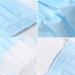 NU R Disposable Face Mask 3Ply Mask with Filter Layer and Elastic Earloop Retail 50pcs/box BLUE 400PCS - Buy Online on SooperMarket.com