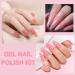 Gel Nail Polish Set with Lamp Starter Kit 3 Colors Pink Nude Gel Nail Polish Set Gel Nail Extension Kit No Wipe Base & Top Coat Gel Nail Kit Gift for Beginner DIY at Home - Buy Online on SooperMarket.com