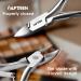 Professional Cuticle Nippers Precision Manicure Nail Clippers Stainless Steel Scissors Thick and Ingrown Nails Hospital Grade Podiatry Tool - Buy Online on SooperMarket.com