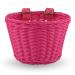 EIRONA bicycle basket for 12-16 children's bicycle balance bike tricycle scooter with DIY sticker pink-1