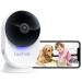 Pet Camera 5GHz WiFi Serurity Camera Laxihub Indoor Home Baby Camera Monitor 1080P Dog/Cat Cam with App, Human Motion Detection Area Customized, 2-Way Audio, Night Vision, 2.4GHz/5GHz Dural WiFi Bands Beige