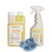 Odor neutralizers against smells of cat urine dog rodent and pets (concentrate gives 25 liters of ready-to-use organic cleaning agents)