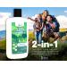 Biodegradable Camp Soap 8 oz (2 Pack) - Fresh & Salt Water Safe - Unscented & Fragrance-Free - Travel Hand, Dish, Clothing, and Laundry Soap - Buy Online on SooperMarket.com