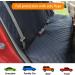 Honest Waterproof Bench Dog Car Seat Cover for Cars, Trucks & SUVs - 57W x 47L Black | Nonslip & Side Flap Pet Seat Cover - Buy Online on SooperMarket.com