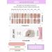 Kalolary 20PCS Pink Marble Gel Nail Polish Strips | Waterproof Adhesive Wraps with Nail File - UV/LED Lamp Required - Buy Online on SooperMarket.com
