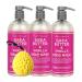 Renpure Body Wash - Shea Butter Body Wash Vanilla 24Oz - Deep Moisturizing Women Body Wash Bath Sponge Gentle And Nourishing Body Soap With Sweet Scent Of Vanilla Extract (Pack Of 3)