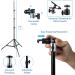 Fovitec 7'6 Spring Cushioned Background Stand Kit with Clip - Ideal for Pop Up Backdrops, Chroma Key Green Screens & Reflectors - Buy Online on SooperMarket.com