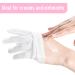 COOLJOB 100% Cotton Gloves - 6 Pairs White Cotton Liners for Moisturizing & Eczema Relief | Breathable Overnight Treatment for Men & Women - Buy Online on SooperMarket.com