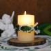 Shop Bofunx Drip Protection Candle Wreaths for Christening Baptism & Wedding - Decorative Skirts with Fish & Pearls - Buy Online on SooperMarket.com