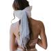 Bridal Hair Bow Veil Bachelorette Party Decorations  White Hair Bow Bridal Hair Clip Bridesmaid Favors  Pearl Large Hair Bow Wedding Veil with Barrette  Bride Hair Accessories for Bridal Gift