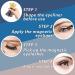 VESHELY Mink Magnetic Eyelashes Kit - 3 Pairs Reusable 3D5D Faux Lashes with Eyeliner | No Glue Needed - Buy Online on SooperMarket.com